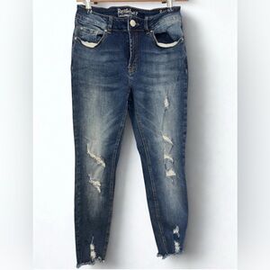 Resfeber Skinny Boyfriend Jeans | Women’s Size 8 | Distressed Denim